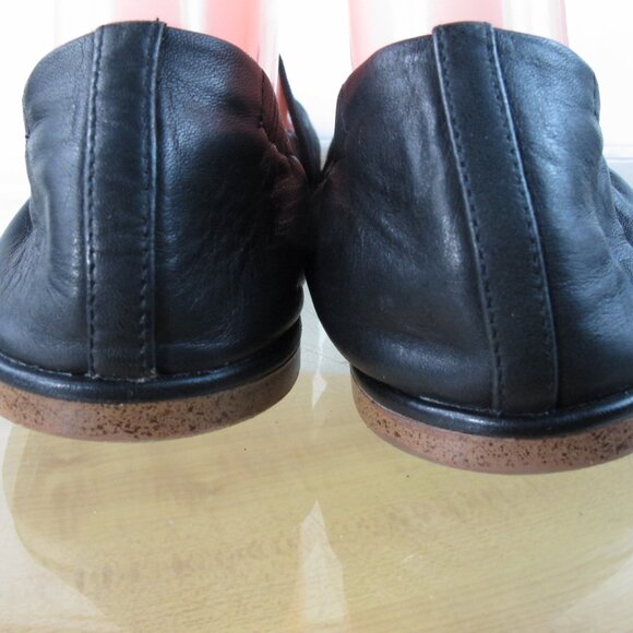 Lucky Brand Mary Jane Flats Shoes Black Leather Size 9 - Picture 5 of 8